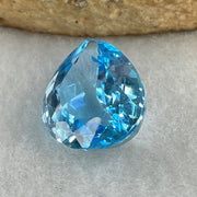Natural Sky Blue Topaz Teardrop Shape 14.58ct 16.5 by 13.2 by 8.4mm - Huangs Jadeite and Jewelry Pte Ltd