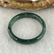 Natural Type A Blueish-Green Jadeite Ring | 3.9 by 2.5mm Flawless Ocean Jade Full-Eternity Band (1.89g | US 9.8 / HK 22 | Perfect) - Huangs Jadeite and Jewelry Pte Ltd