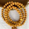 Natural High Oil Content Yabai Wood 高油崖柏 Beads Necklace 25.62g 8.2mm 109 Beads Pendant 19.4 by 16.5 by 6.5mm - Huangs Jadeite and Jewelry Pte Ltd