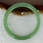 Transparent Green Quartzite Jade Bangle 天山玉手镯 Internal Diameter 59.5mm 27.39g 8.3 by 8.3mm - Huangs Jadeite and Jewelry Pte Ltd