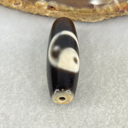 Natural Powerful Tibetan Old Oily Agate Yin Yang Bead Heavenly Master (Tian Zhu) 9.14g 38.1 by 12.3mm - Huangs Jadeite and Jewelry Pte Ltd