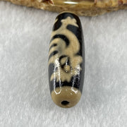 Natural Powerful Tibetan Old Oily Agate Rooster Dzi Bead Heavenly Master (Tian Zhu) 公鸡天珠 9.16g 38.4 by 12.5mm - Huangs Jadeite and Jewelry Pte Ltd