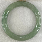 Type A Green Jadeite Bangle 55.99g Internal Diameter 55.2mm 10.2 by 10.3mm (Close to Perfect) - Huangs Jadeite and Jewelry Pte Ltd