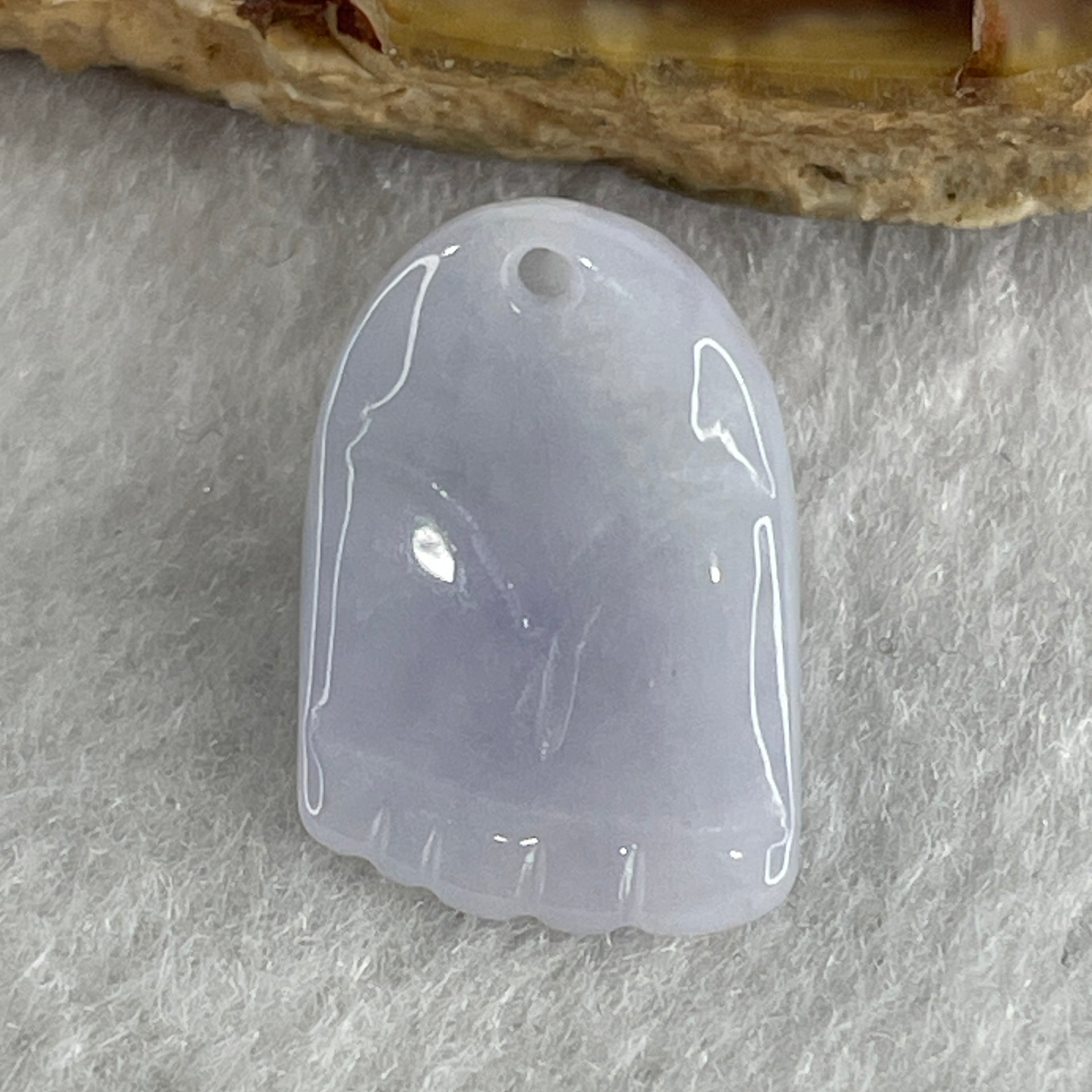 Natural Type A Lavender Jadeite Spider on Foot Charm Pendant 3.02g 18.4 by 12.5 by 8.9mm - Huangs Jadeite and Jewelry Pte Ltd