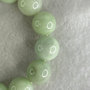 Type A Light Green Jadeite Beads Bracelet 88.62g 15.5cm 15.8mm 13 Beads (Slight Internal Lines) - Huangs Jadeite and Jewelry Pte Ltd