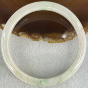 Type A Light Blueish Green Jadeite Bangle 49.99g Internal Diameter 64.3mm 10.2 by 8.2mm (Internal Lines) - Huangs Jadeite and Jewelry Pte Ltd