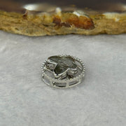 Natural Meteorite Spinning Sliver Butterfly Charm in S925 Silver For Necklace/Bracelet 1.75g 13.2 by 5.8mm - Huangs Jadeite and Jewelry Pte Ltd