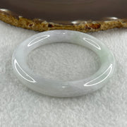 Type A Natural Jelly White to Faint Lavender Faint Green Jadeite Bangle 42.59g Inner Diameter 50.6mm 9.4 by 9.2mm (Slight Internal Lines) - Huangs Jadeite and Jewelry Pte Ltd