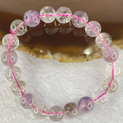 Natural super 7 Crystal Bracelet 20.66g 8.4mm 20beads - Huangs Jadeite and Jewelry Pte Ltd