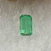 Natural Colombia Vivid Green Emerald (Beryl) Cut-Cornered Rectangular Step cut 0.06ct 3.3 by 2.0 by 1.3mm - Huangs Jadeite and Jewelry Pte Ltd