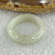 Type A Natural White to Faint Green Jadeite Ring 3.74g 5.8 b y 3.5mm US 8.2 HK 18 (Very Very Slight Internal Line) - Huangs Jadeite and Jewelry Pte Ltd
