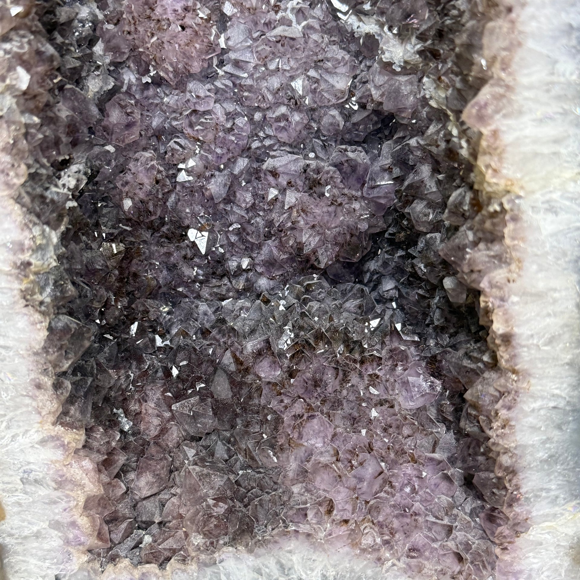 Natural Amethyst with Cacoxenite Tall Shape Cave Display 21,708.2g 220.0 by 190.0 by 643.0mm - Huangs Jadeite and Jewelry Pte Ltd