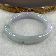 Type A Light to Faint Lavender with Dark Green Piao Hua Jadeite Bangle Internal Diameter 50.9mm 40.08g 9.9 by 8.6mm (Very Slight Internal Lines ) - Huangs Jadeite and Jewelry Pte Ltd