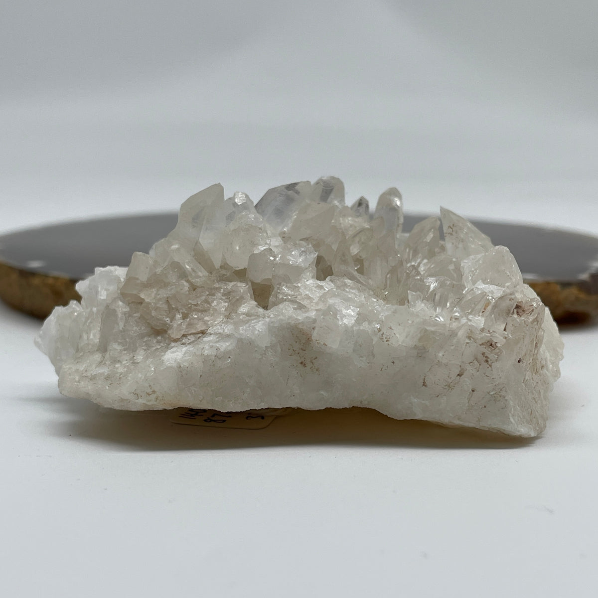 Natural Clear Quartz Cluster Display | (140.48g | 87.2 x 60.4 x 37.8mm | Catalyst, "King of Crystals" Ultimate Energy Amplifier, Feng Shui Space Purifier & Crystal Charging Cluster)