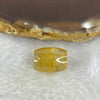 Good Grade Natural Golden Rutilated Quartz Crystal Lulu Tong Barrel 天然金顺发晶水晶露露通桶 
2.65g by 14.0 by 10.7mm - Huangs Jadeite and Jewelry Pte Ltd