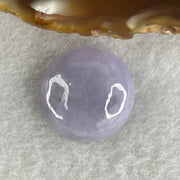 Natural Type A Lavender Jadeite Round Shape Cabochon Stone for Setting 8.48g 20.8 by 10.0mm - Huangs Jadeite and Jewelry Pte Ltd