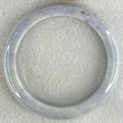 Type A Deep Lavender Light Blueish Green with Blueish Green Spots Jadeite Bangle 55.98g Internal Diameter 59.9mm 11.2 by 9.0mm (Close to Perfect) - Huangs Jadeite and Jewelry Pte Ltd