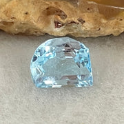 Natural Sky Blue Topaz Trillion Shape 2.59ct 9.0 by 7.1 by 4.7mm - Huangs Jadeite and Jewelry Pte Ltd