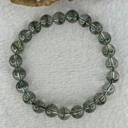 Very Good Grade Natural Green Phantom Quartz Beads Bracelet 20.41g 16.5cm 8.7mm 23 Beads - Huangs Jadeite and Jewelry Pte Ltd