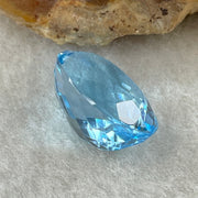 Natural Sky Blue Topaz Oval Shape 10.33ct 14.1 by 10.9 by 8.2mm - Huangs Jadeite and Jewelry Pte Ltd