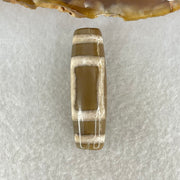 Natural Powerful Tibetan Old Oily Agate Sky Door Serenity 1 Eye Dzi Bead Heavenly Master (Tian Zhu) 一眼天诛 8.74g 39.3 by 11.9mm - Huangs Jadeite and Jewelry Pte Ltd