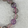 Above Average Grade Natural Super 7 Crystal Beads Bracelet 天然超级七水晶珠手链 39.51g 18cm 11.8mm 18 Beads - Huangs Jadeite and Jewelry Pte Ltd