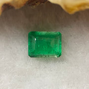 Natural Colombia Green Emerald (Beryl) Cut-Cornered Rectangular step cut 0.72ct 6.6 by 5.3 by 2.4mm - Huangs Jadeite and Jewelry Pte Ltd