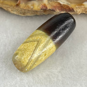 Natural Powerful Tibetan Old Oily Agate 1 Lines Dzi Bead Heavenly Master (Tian Zhu) 4.88g 28.4 by 10.6mm - Huangs Jadeite and Jewelry Pte Ltd