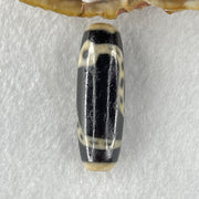 Natural Powerful Tibetan Old Oily Agate Snake Dzi Bead Heavenly Master (Tian Zhu) 蛇天珠 8.14g 36.8 by 11.6mm - Huangs Jadeite and Jewelry Pte Ltd