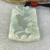 Type A Light Sky Blue Jadeite Shan Shui with Benefactor Gui Ren Pendent 山水贵人 62.64g 61.1 by 39.3 by 10.8 mm - Huangs Jadeite and Jewelry Pte Ltd