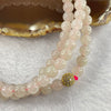 Type A Semi Icy Lavender Jadeite 108 beads necklace 7.1mm 61.67g - Huangs Jadeite and Jewelry Pte Ltd