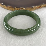 Certified Type A Green Jade Jadeite Bangle 274.22ct 54.84g Inner Diameter 58.05mm Thickness 13.3 by 7.8mm (Perfect) with NGI Cert - Huangs Jadeite and Jewelry Pte Ltd