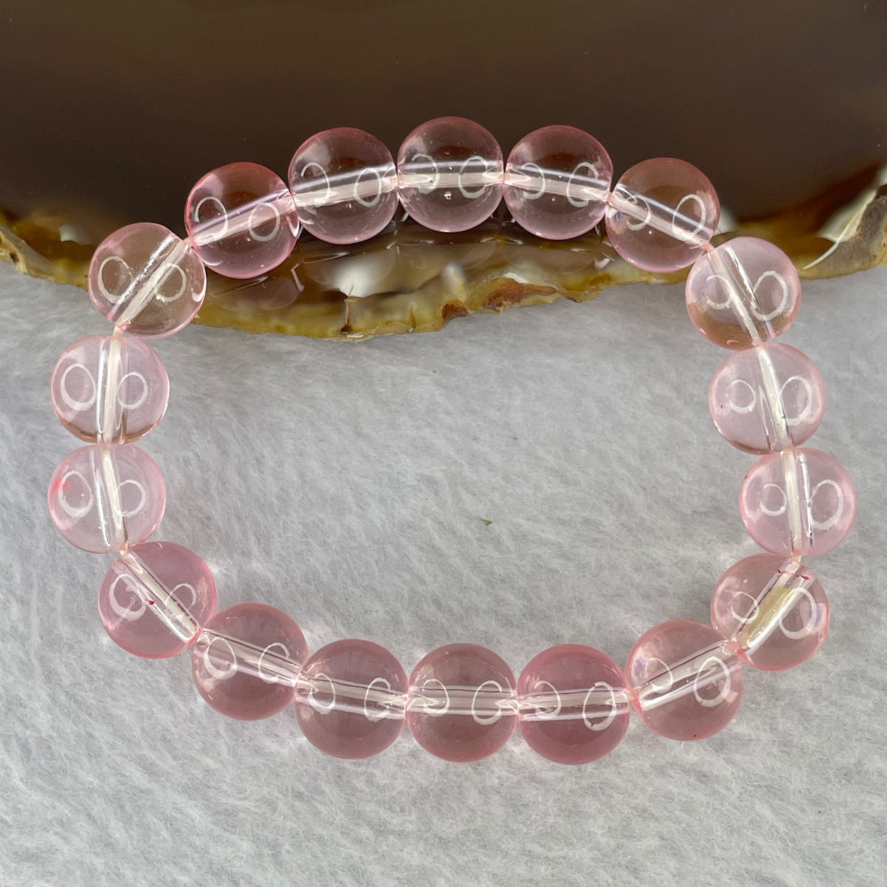 Natural Clear Quartz Beads Bracelet 22.90g 10.2 mm 18 beads - Huangs Jadeite and Jewelry Pte Ltd