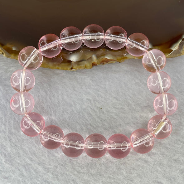 Natural Clear Quartz Beads Bracelet 22.90g 10.2 mm 18 beads - Huangs Jadeite and Jewelry Pte Ltd