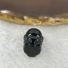 Type A Opaque Black Omphasite Astronaut Pendant Charm 货墨翠宇航员牌 7.99g 22.4 by 15.2 by 15.2 mm - Huangs Jadeite and Jewelry Pte Ltd
