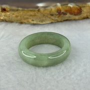 Type A Green Jadeite Ring 3.76g 6.0 by 3.7mm US7 HK15.5 (Very Slight External Rough) - Huangs Jadeite and Jewelry Pte Ltd