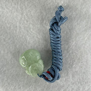 Type A Green Jadeite Pig Pendant 10.29g 21.7 by 16.9 by 11.8mm - Huangs Jadeite and Jewelry Pte Ltd