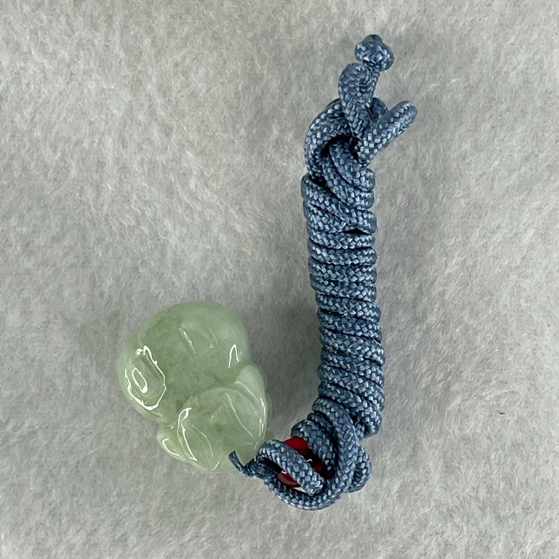 Type A Green Jadeite Pig Pendant 10.29g 21.7 by 16.9 by 11.8mm - Huangs Jadeite and Jewelry Pte Ltd