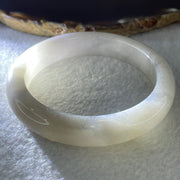Certified Natural Type A Faint Lavender to Faint Brownish Piao Hua Jadeite Bangle 64.36g Internal Diameter 59.1mm by 12.3 by 9.6mm (Close to Perfect) - Huangs Jadeite and Jewelry Pte Ltd