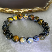 Good Grade Natural Petersite Beads Bracelet 30.61g 17cm 10.8mm 19 Beads - Huangs Jadeite and Jewelry Pte Ltd