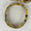 High Quality Natural Golden Rutilated Quartz Bracelet 高品质天然金顺发晶手链 33.46g 15.5cm 13.4 by 7.6 by 5.2mm 27 pc - Huangs Jadeite and Jewelry Pte Ltd