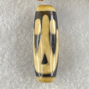 Natural Powerful Tibetan Old Oily Agate One Eye Fire Sign Dzi Bead Heavenly Master (Tian Zhu) 一眼火天珠 9.71g 38.1 by 12.7mm - Huangs Jadeite and Jewelry Pte Ltd