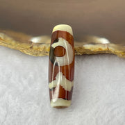 Natural Powerful Tibetan Old Oily Agate Sky Door Serenity 1 Eye Dzi Bead Heavenly Master (Tian Zhu) 一眼天诛 8.66g 38.1 by 12.0mm - Huangs Jadeite and Jewelry Pte Ltd
