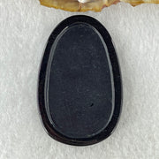 Type A Opaque to Partial Translucent Black Omphacite Jadeite Manjushri Bodhisattva Pendant Rabbit Zodiac Guardian 14.81g 51.0 by 33.8 by 7.8mm - Huangs Jadeite and Jewelry Pte Ltd