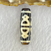 Natural Powerful Tibetan Old Oily Agate 5 Cai Shen Dzi Bead Heavenly Master (Tian Zhu) 9.19g 38.2 by 12.4mm - Huangs Jadeite and Jewelry Pte Ltd