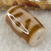 Natural Powerful Tibetan Old Oily Agate Patina Guiren Tairen Human Dzi Bead Totem Amulet Heavenly Master (Tian Zhu) 贵人天诛 4.71g 19.8 by 11.7mm - Huangs Jadeite and Jewelry Pte Ltd