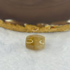 Natural Golden Rutilated Quartz Crystal Lulu Tong Barrel 5.43g 17.1 by 14.0mm - Huangs Jadeite and Jewelry Pte Ltd