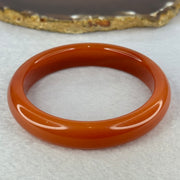 Red Quartzite Jade Bangle 天山玉手镯 Internal Diameter 60.5mm 52.10g 13.5 by 8.5mm - Huangs Jadeite and Jewelry Pte Ltd
