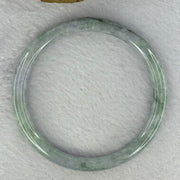 Type A Deep Lavender with Green Piao Hua Jadeite Bangle 22.69g Internal Diameter 59.4mm 6.5 by 7.2mm (Internal Line) - Huangs Jadeite and Jewelry Pte Ltd