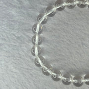 Natural Clear Quartz Bracelet 天然白水晶手链 18.70g 16.5cm 8.4mm 24 Beads - Huangs Jadeite and Jewelry Pte Ltd